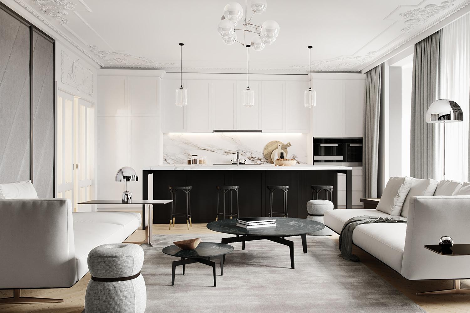 Custom Kitchen Cabinets Sleek Modern Look Frameless Lacquer Finish