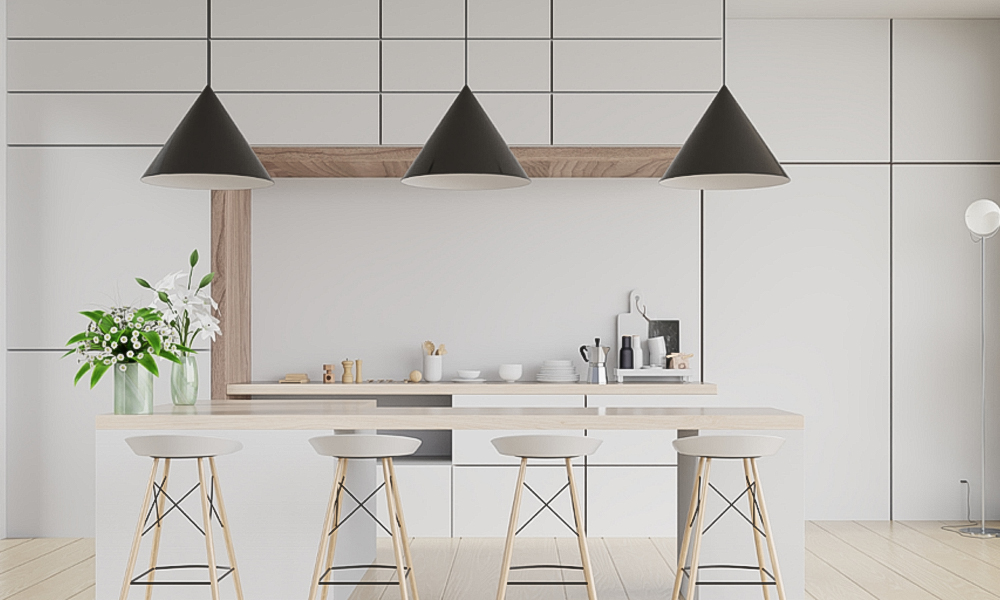 Step-by-step Kitchen Cabinet Design process, showing transition from 2D plans to 3D renderings for precise visualization and improved client satisfaction.