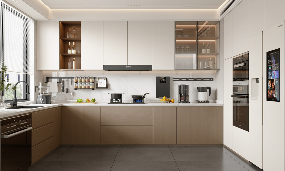 Kitchen cabinet sample process with CNC cutting technology, ensuring precision and supporting fast cabinet delivery and cabinet manufacturing efficiency.