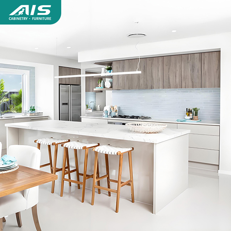 Safe degreasing method for modern kitchen cabinets