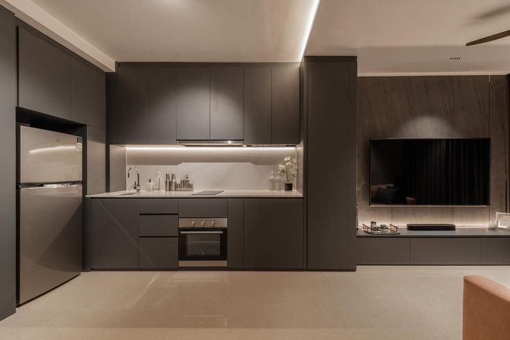 AIS Cabinet Kitchen Renovation Company presenting 3D kitchen design and layout plans.