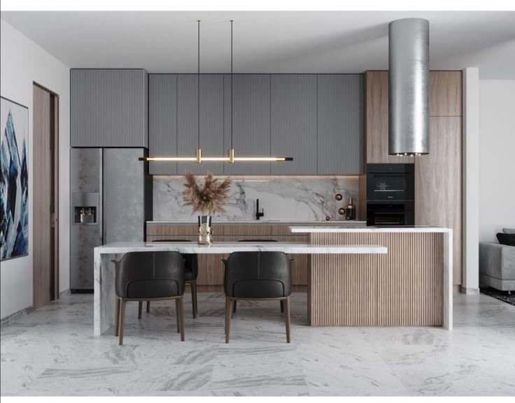 AIS Cabinet Contemporary kitchen with quartz countertop and durable modern finishes.