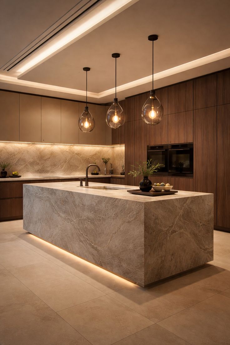 AIS Cabinet Kitchen design with integrated storage and concealed appliances.