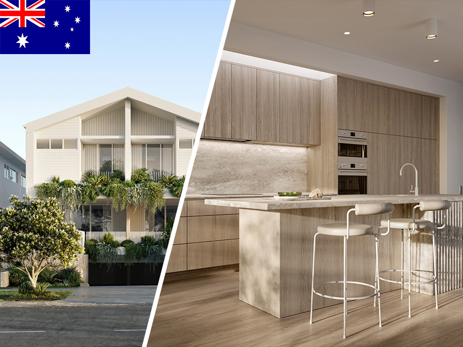 Gold Coast 6-Townhouse Whole House Cabinetry Project